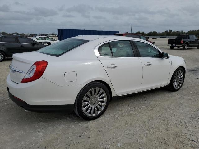 1LNHL9DK3GG603256 - 2016 LINCOLN MKS WHITE photo 3