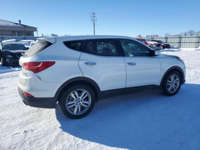 5XYZWDLA0DG095158 - 2013 HYUNDAI SANTA FE S WHITE photo 3