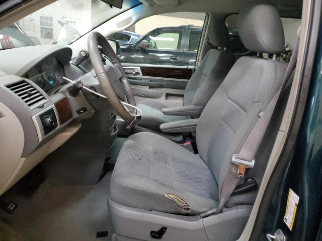 2A8HR54149R679792 - 2009 CHRYSLER TOWN & COU TOURING GREEN photo 7