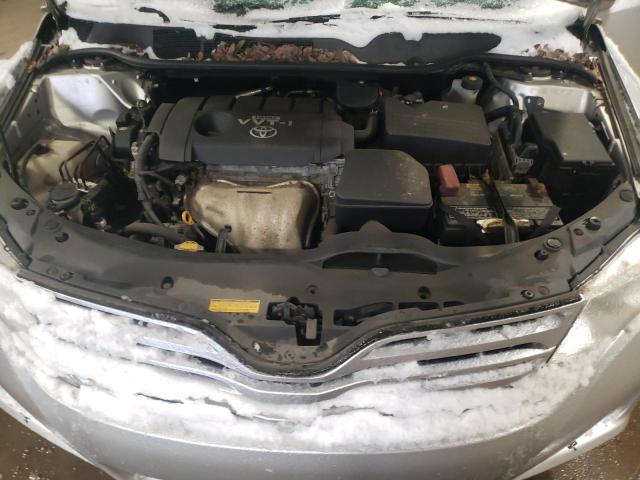 4T3ZE11A39U006101 - 2009 TOYOTA VENZA SILVER photo 12