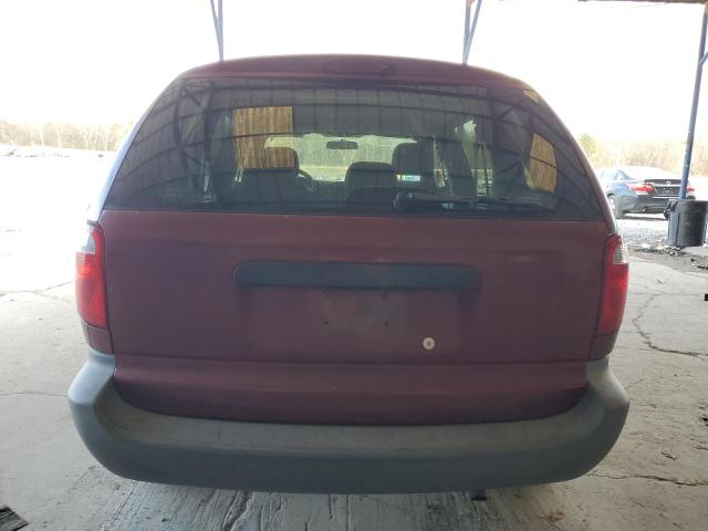 1D4GP25RX6B731421 - 2006 DODGE CARAVAN SE RED photo 6