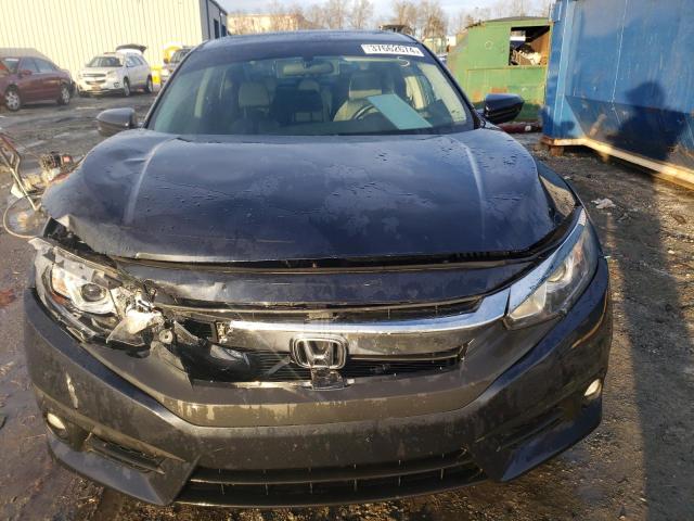 2HGFC1F39JH643471 - 2018 HONDA CIVIC EX BLUE photo 5