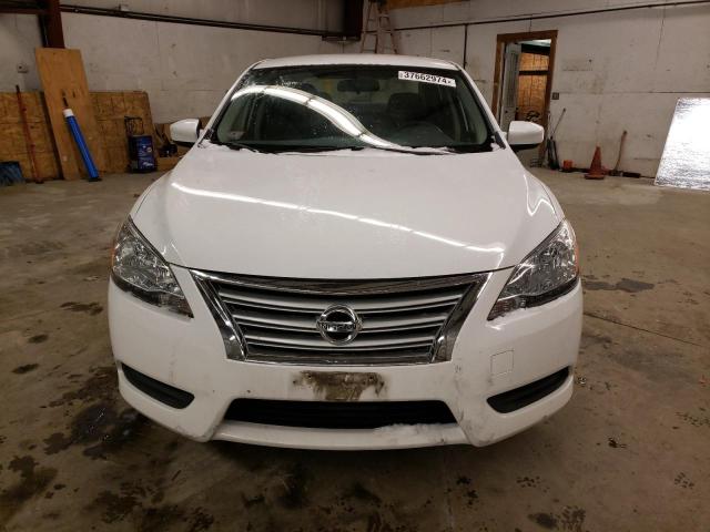 3N1AB7AP0FY364391 - 2015 NISSAN SENTRA S WHITE photo 5