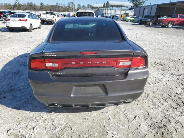 2C3CDXBG9EH216313 - 2014 DODGE CHARGER SE GRAY photo 6