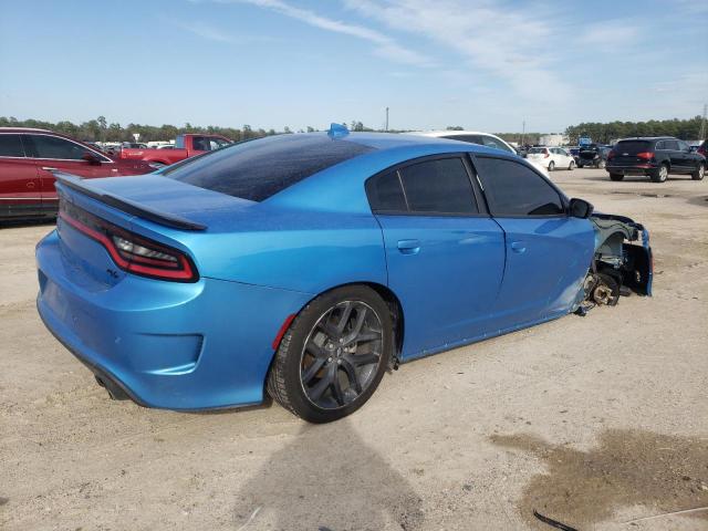 2C3CDXCT0PH615884 - 2023 DODGE CHARGER R/T BLUE photo 3