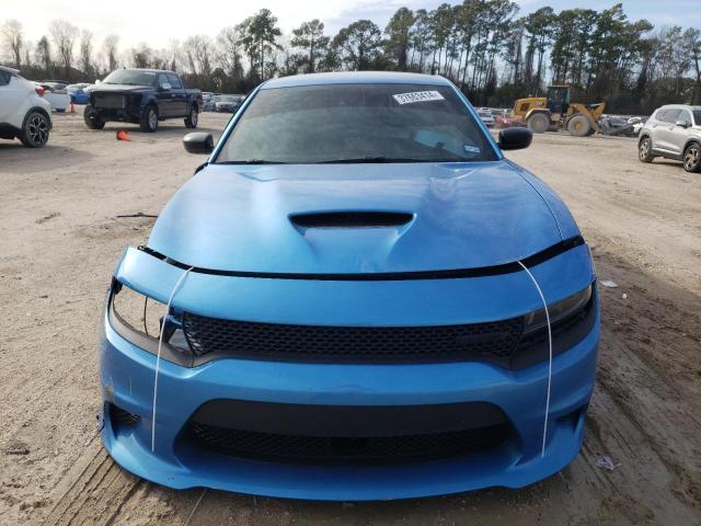 2C3CDXCT0PH615884 - 2023 DODGE CHARGER R/T BLUE photo 5