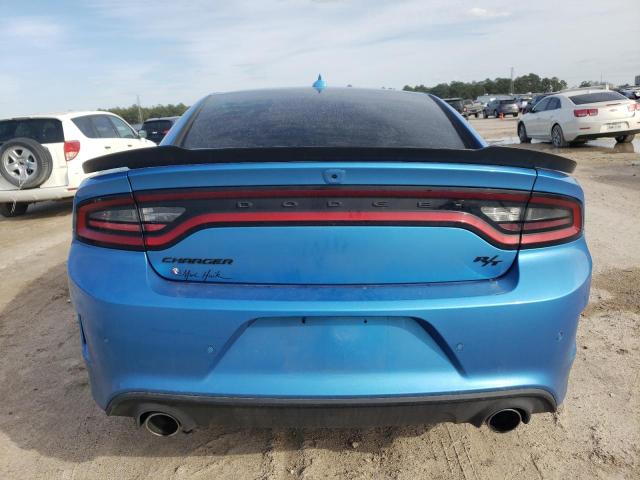 2C3CDXCT0PH615884 - 2023 DODGE CHARGER R/T BLUE photo 6