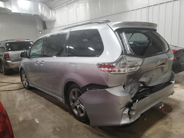 5TDXK3DC0DS298826 - 2013 TOYOTA SIENNA SPORT SILVER photo 2