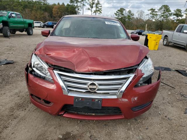 3N1AB7AP3FY297804 - 2015 NISSAN SENTRA S BURGUNDY photo 5