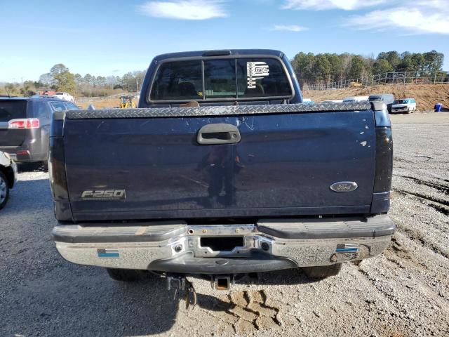 1FTNW21F12EA06494 - 2002 FORD F250 SUPER DUTY BLUE photo 6