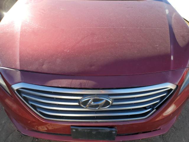 5NPE24AFXFH136626 - 2015 HYUNDAI SONATA SE RED photo 11