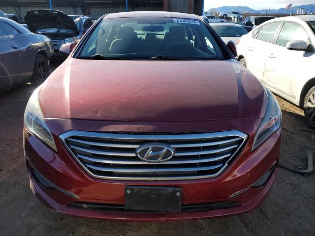 5NPE24AFXFH136626 - 2015 HYUNDAI SONATA SE RED photo 5