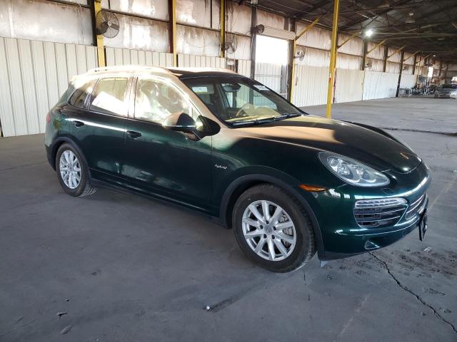 WP1AE2A28CLA93689 - 2012 PORSCHE CAYENNE S HYBRID GREEN photo 4