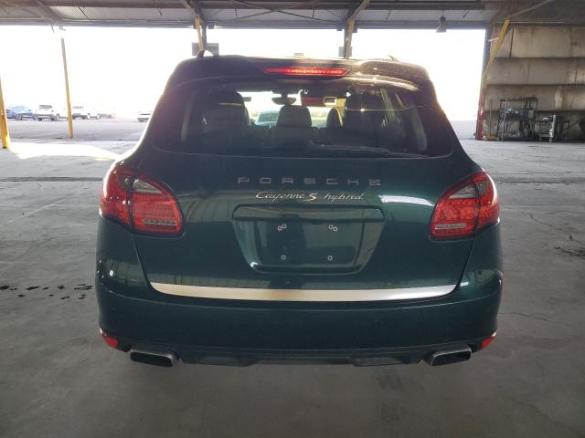 WP1AE2A28CLA93689 - 2012 PORSCHE CAYENNE S HYBRID GREEN photo 6