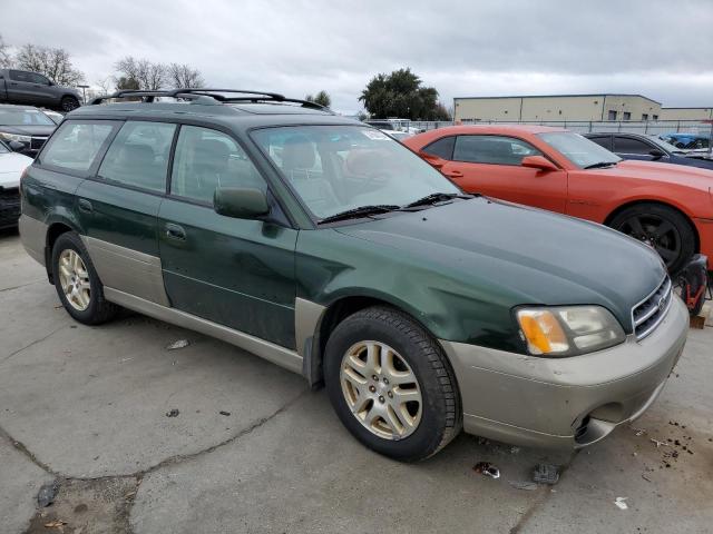 4S3BH6861Y7607234 - 2000 SUBARU LEGACY OUTBACK LIMITED GREEN photo 4