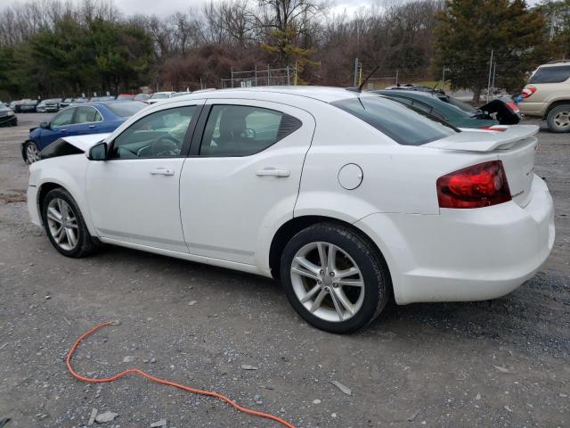 1C3CDZEG7CN143633 - 2012 DODGE AVENGER SXT WHITE photo 2