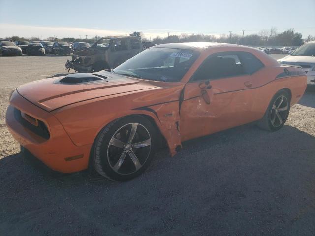 2C3CDYBT6EH281848 - 2014 DODGE CHALLENGER R/T ORANGE photo 1