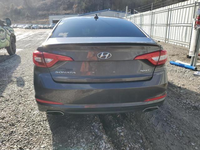 5NPE34AF2FH241318 - 2015 HYUNDAI SONATA SPORT BROWN photo 6