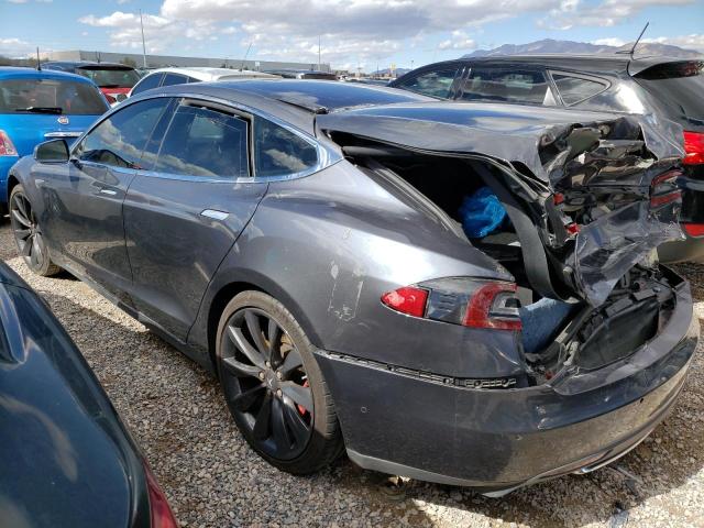 5YJSA1H29EFP66643 - 2014 TESLA MODEL S Grafit foto 2