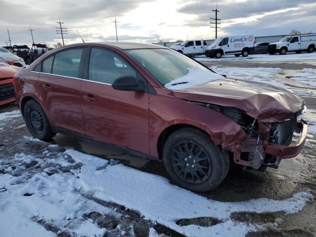 1G1PD5SH0C7375944 - 2012 CHEVROLET CRUZE LS MAROON photo 4