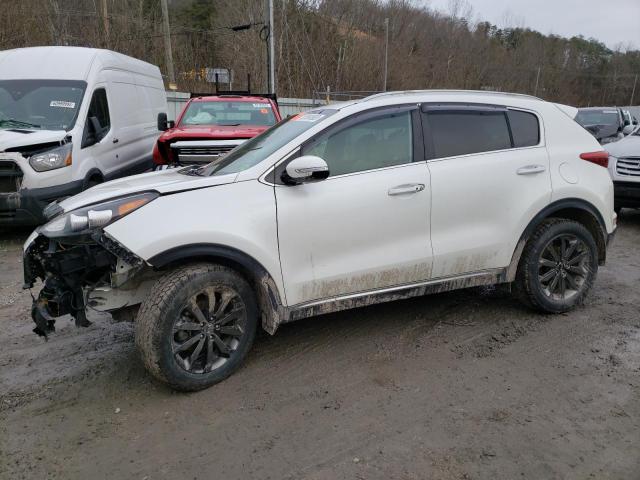 KNDPNCAC3J7408883 - 2018 KIA SPORTAGE EX WHITE photo 1