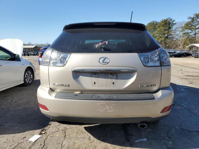 2T2GA31U16C045506 - 2006 LEXUS RX 330 BEIGE photo 6