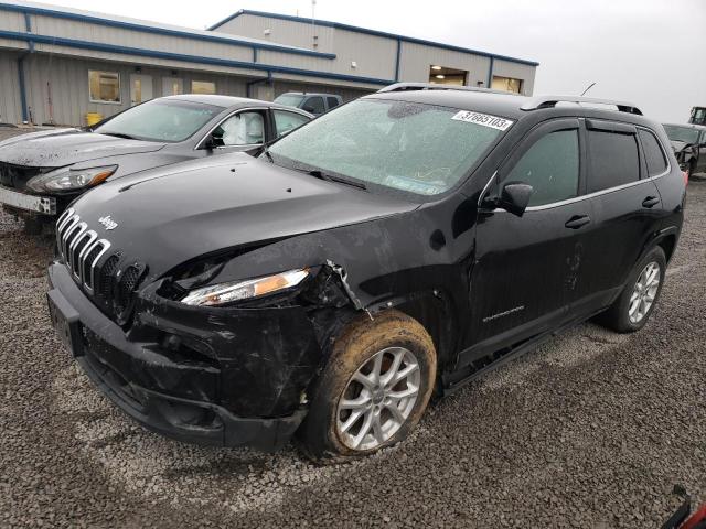 1C4PJMCB1EW315524 - 2014 JEEP CHEROKEE LATITUDE BLACK photo 1