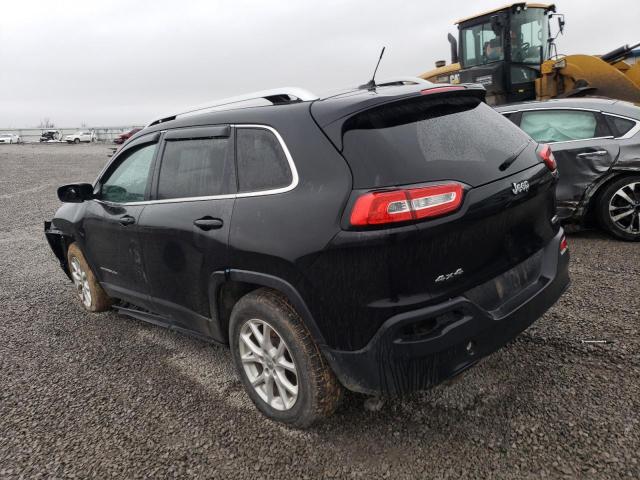 1C4PJMCB1EW315524 - 2014 JEEP CHEROKEE LATITUDE BLACK photo 2