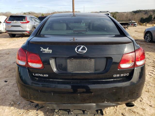 JTHBH96S865041503 - 2006 LEXUS GS 300 BLACK photo 6