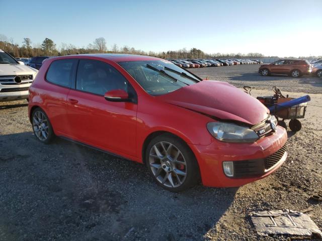 WVWED7AJ6DW011422 - 2013 VOLKSWAGEN GTI RED photo 4