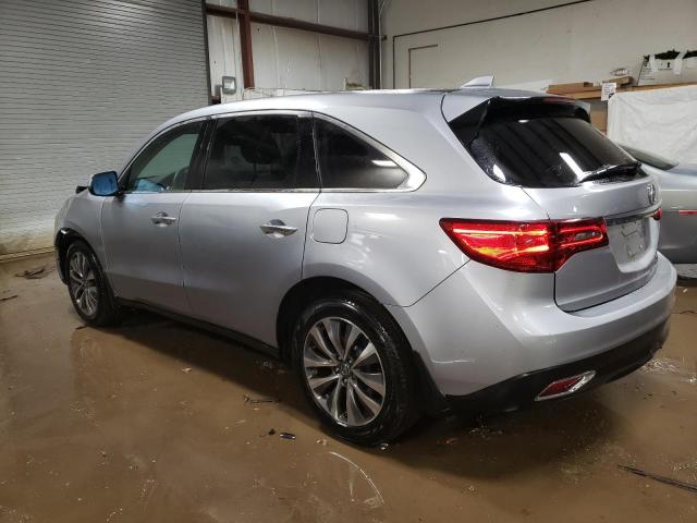 5FRYD4H46GB013903 - 2016 ACURA MDX TECHNOLOGY SILVER photo 2