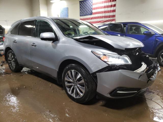 5FRYD4H46GB013903 - 2016 ACURA MDX TECHNOLOGY SILVER photo 4