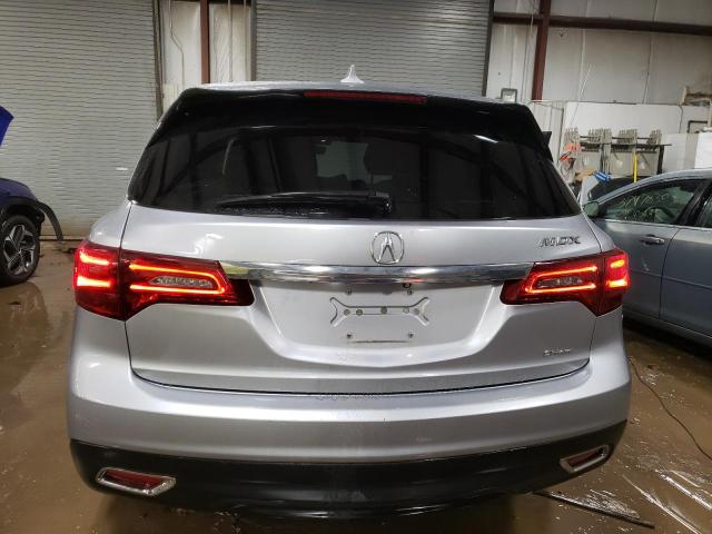 5FRYD4H46GB013903 - 2016 ACURA MDX TECHNOLOGY SILVER photo 6