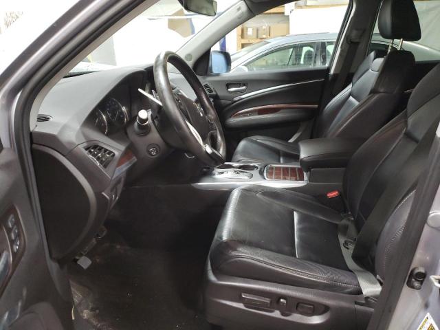 5FRYD4H46GB013903 - 2016 ACURA MDX TECHNOLOGY SILVER photo 7