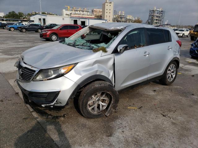 KNDPB3AC3E7660387 - 2014 KIA SPORTAGE BASE SILVER photo 1