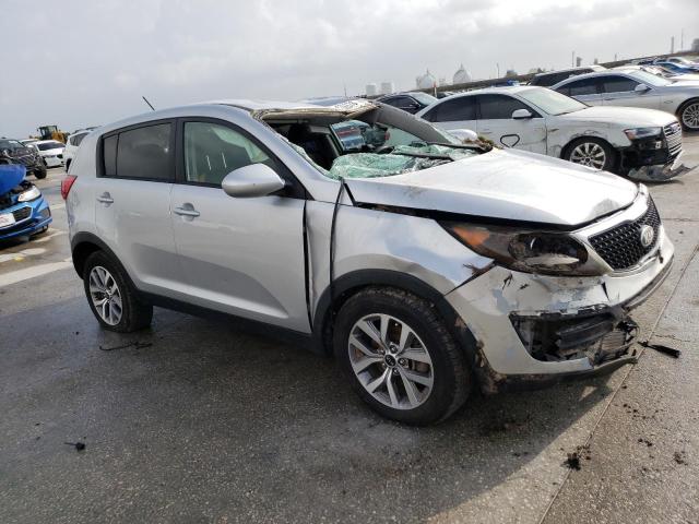 KNDPB3AC3E7660387 - 2014 KIA SPORTAGE BASE SILVER photo 4