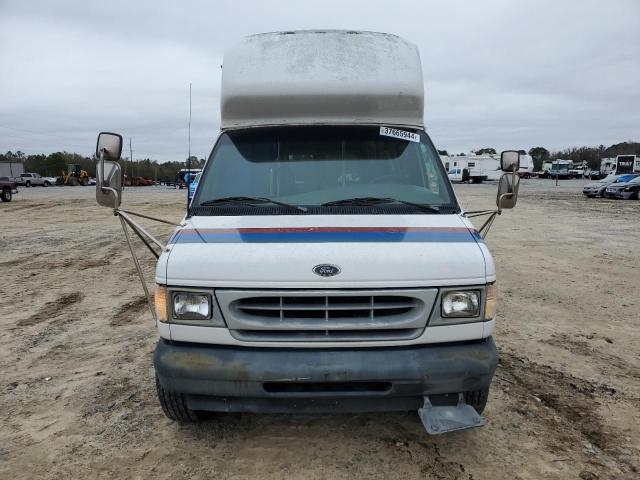 1FTSS34L22HB23389 - 2002 FORD ECONOLINE E350 SUPER DUTY VAN WHITE photo 5