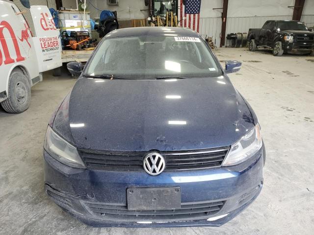 3VWLL7AJ7BM094315 - 2011 VOLKSWAGEN JETTA TDI BLUE photo 5