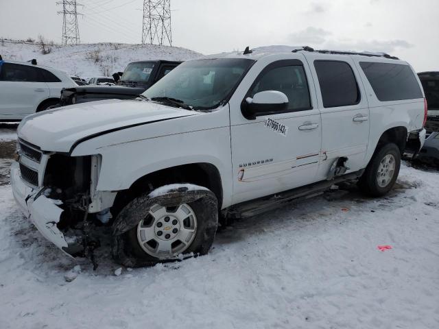 1GNSKJE36BR385775 - 2011 CHEVROLET SUBURBAN K1500 LT WHITE photo 1