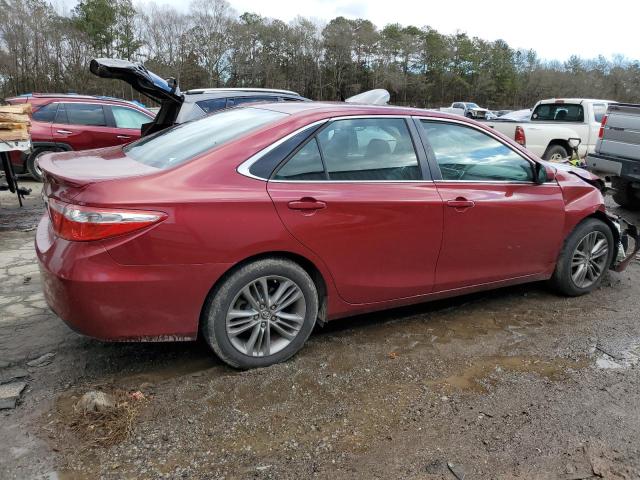 4T1BF1FK0FU915143 - 2015 TOYOTA CAMRY LE RED photo 3