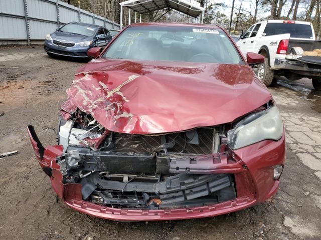 4T1BF1FK0FU915143 - 2015 TOYOTA CAMRY LE RED photo 5