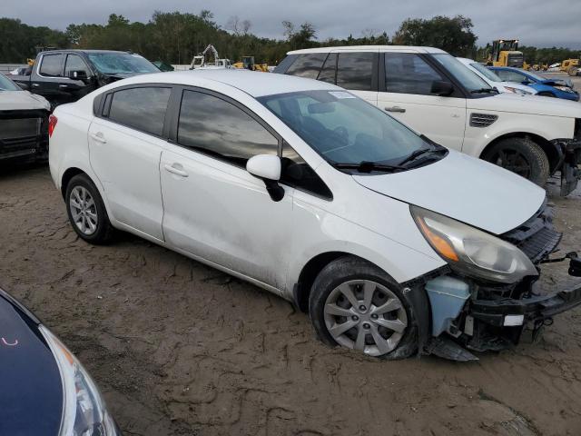 KNADM4A31D6238302 - 2013 KIA RIO LX WHITE photo 4