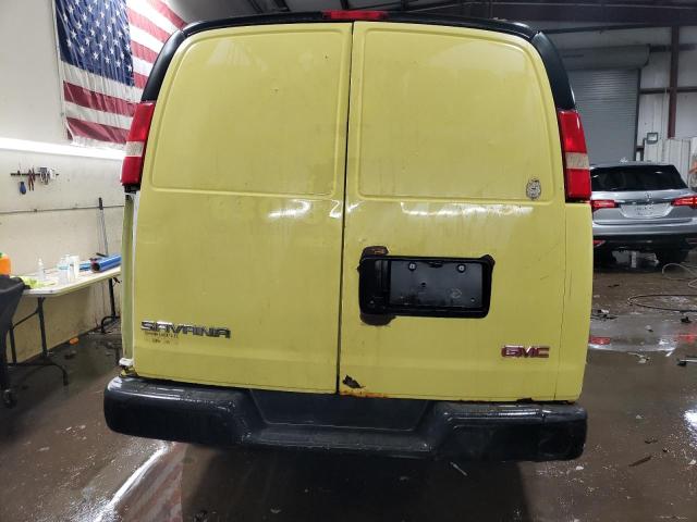 1GTGG25C981100774 - 2008 GMC SAVANA G2500 YELLOW photo 6