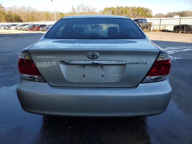 4T1BE32K85U013536 - 2005 TOYOTA CAMRY LE SILVER photo 6