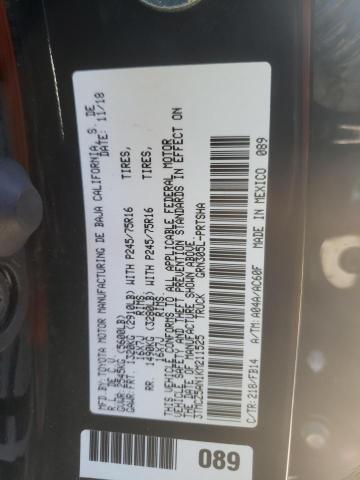 3TMCZ5AN1KM211525 - 2019 TOYOTA TACOMA DOUBLE CAB 黑色 照片 13