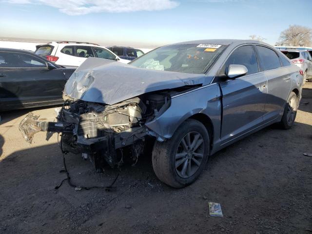 5NPE24AF2FH166316 - 2015 HYUNDAI SONATA SE GRAY photo 1