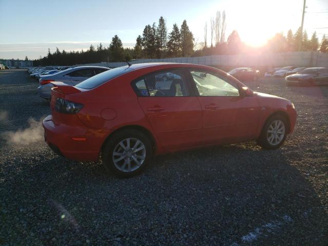 JM1BK32F371626670 - 2007 MAZDA 3 I RED photo 3