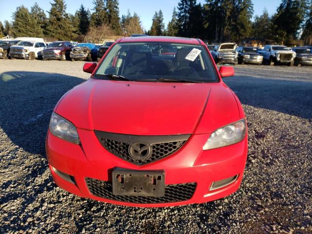 JM1BK32F371626670 - 2007 MAZDA 3 I RED photo 5