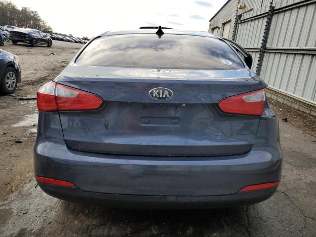 KNAFK4A64G5585190 - 2016 KIA FORTE LX GRAY photo 6