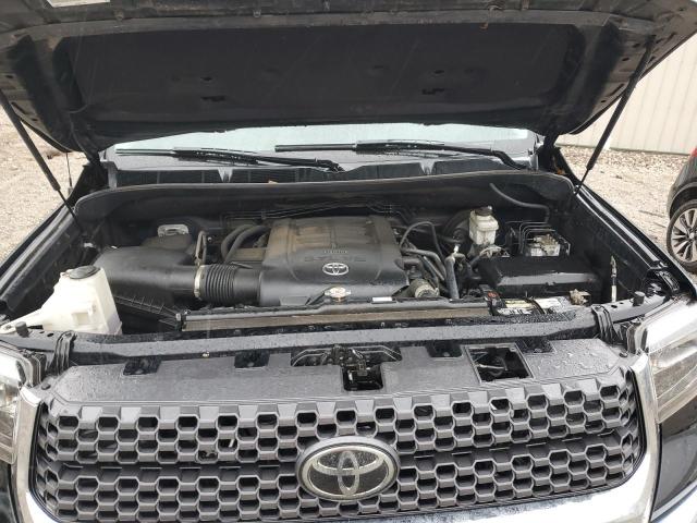 5TFUW5F12JX695443 - 2018 TOYOTA TUNDRA DOUBLE CAB SR/SR5 BLACK photo 11